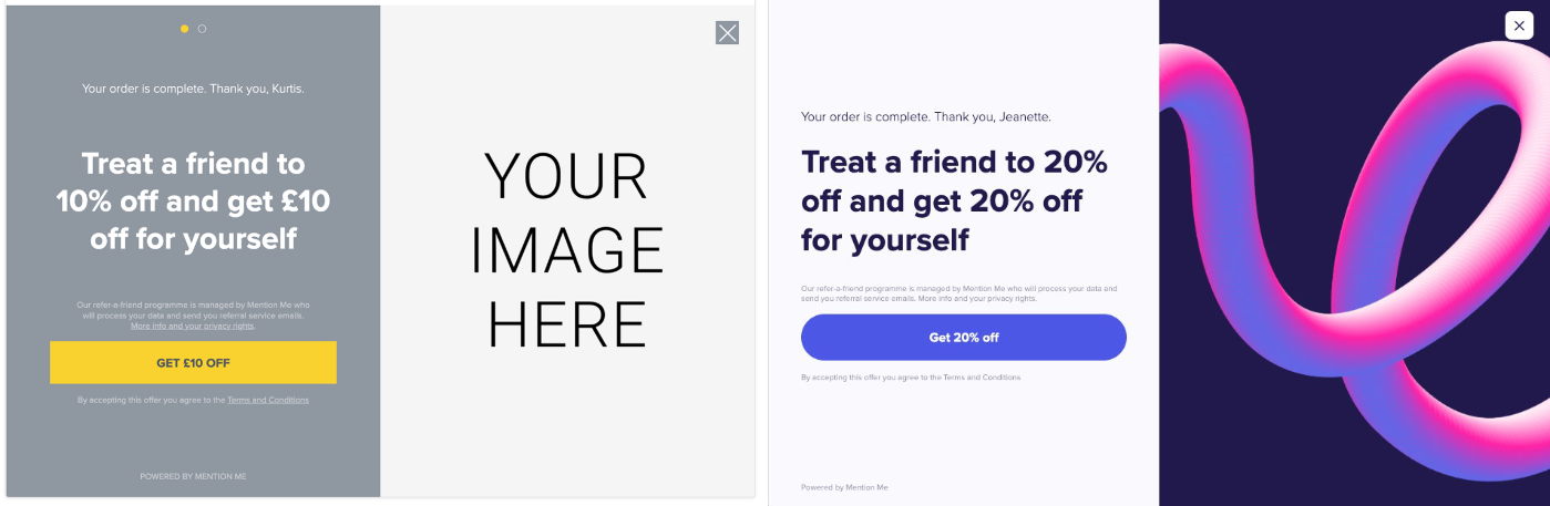 Mention Me UI improvements