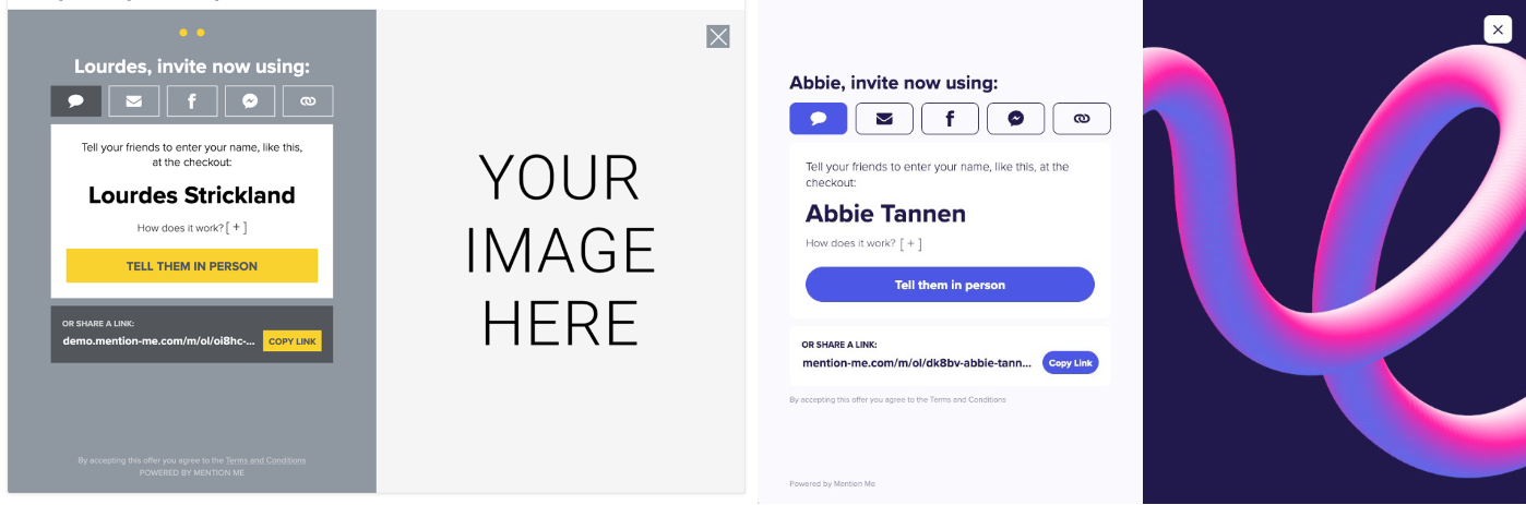 Mention Me UI improvements